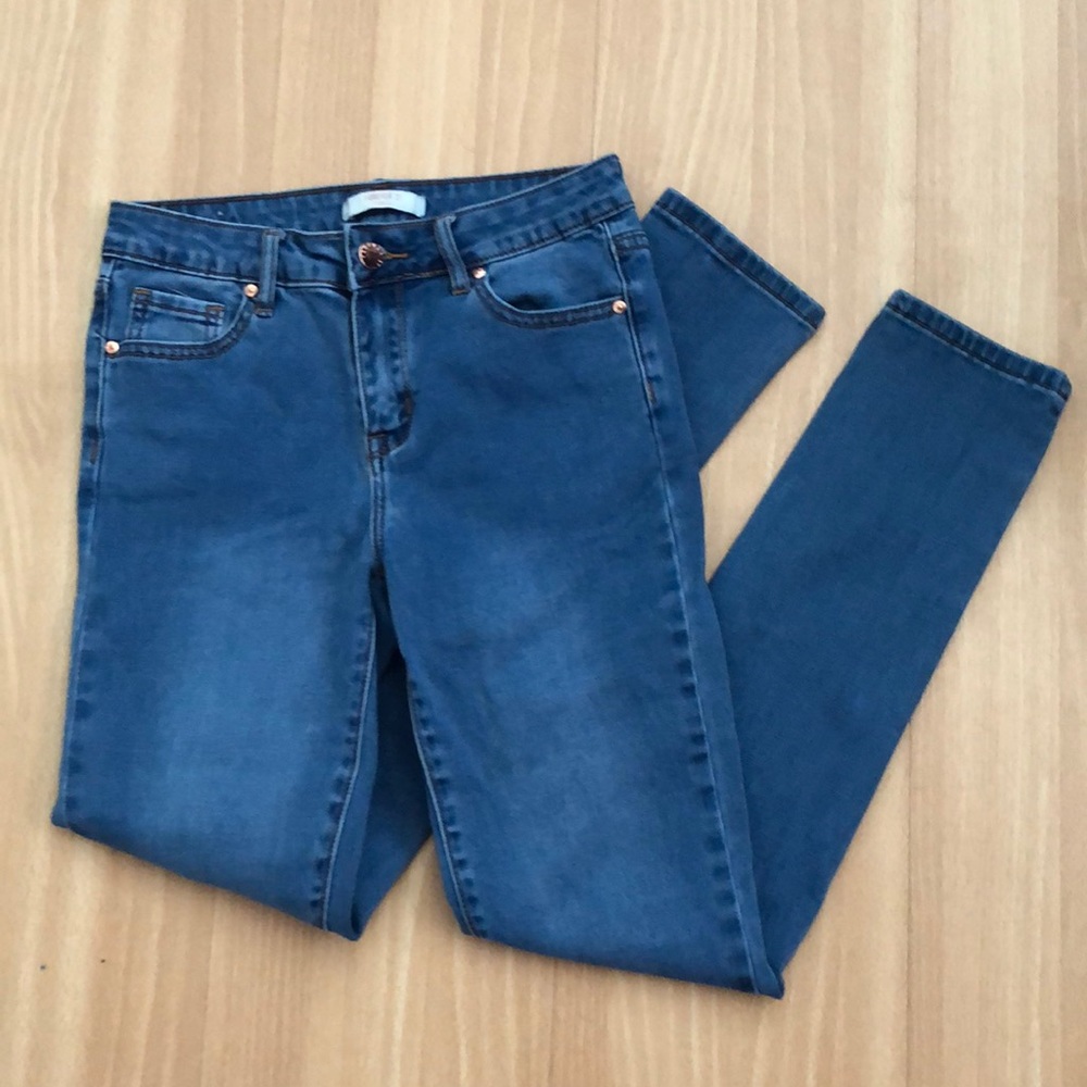 F21 High Waisted Skinny Jeans
